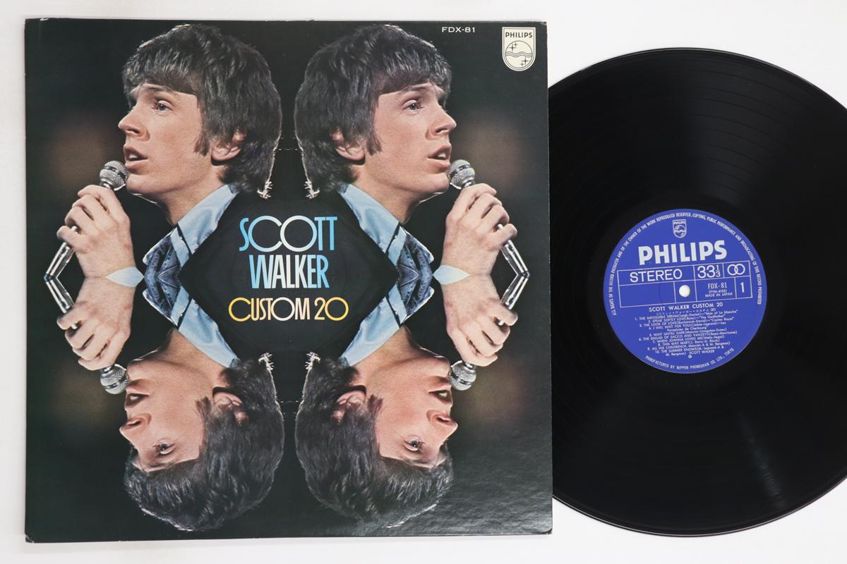 

LP Record SCOTT WALKER - Custom 20 FDX81 PHILIPS 1974 Japan Pop Used
