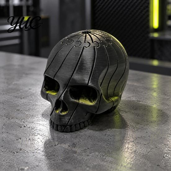 Creative Home Table Craft 3D Printed Skull Figurine, Desktop Fidget Toy, Decompression Sensory Festival Gift for Collectors Toy Halloween Party