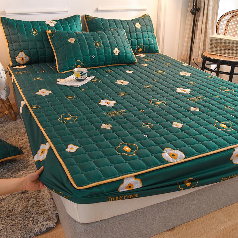 New Cartoon Mattress Cover Protector Soft Comfortable Breathable Printing Bedding Mattress Bed Cover Fitted Machine Washable