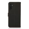 KHAZNEH for Samsung Galaxy A57 5G Case Genuine Cow Leather RFID Blocking Wallet Phone Cover