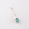 Rare Amazonite Gemstone 925 Sterling Silver Jewelry Handmade Women Pendant 1.79" PP-60-29