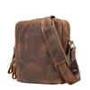 Czarny Anioł Retro Skóra Crazy Horse Męska Torba Na Ramię Crossbody