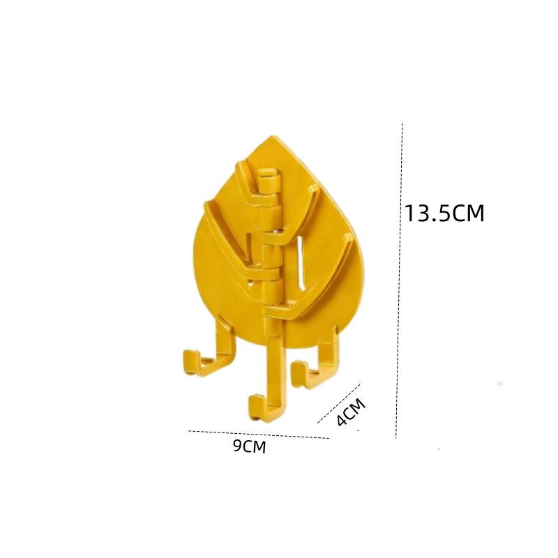 Creative Leaf Wall Hook – Adhesive, Simple, Cute Design for Kitchen, Bathroom & Behind Door Hanging