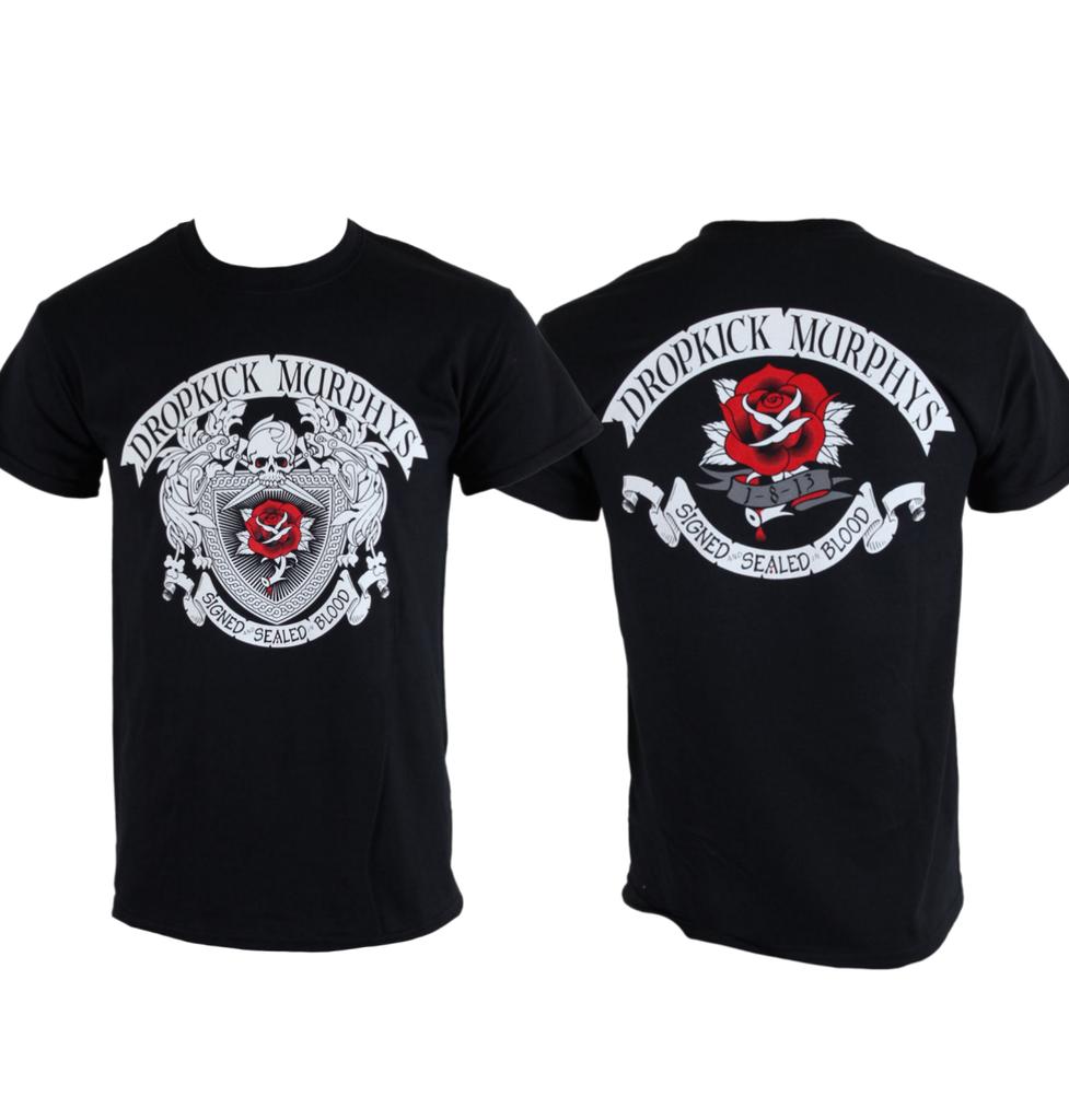 Dropkick Murphys Skelly Skull Printed Tshirt Celtic Punk Band Style Daily Tshirt Suitable For Both Unisex And Unisex