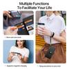 For iPhone 17 Pro Max Case DUX DUCIS Lawa Series Detachable Magnetic Cowhide Leather Cover Zipper Wallet