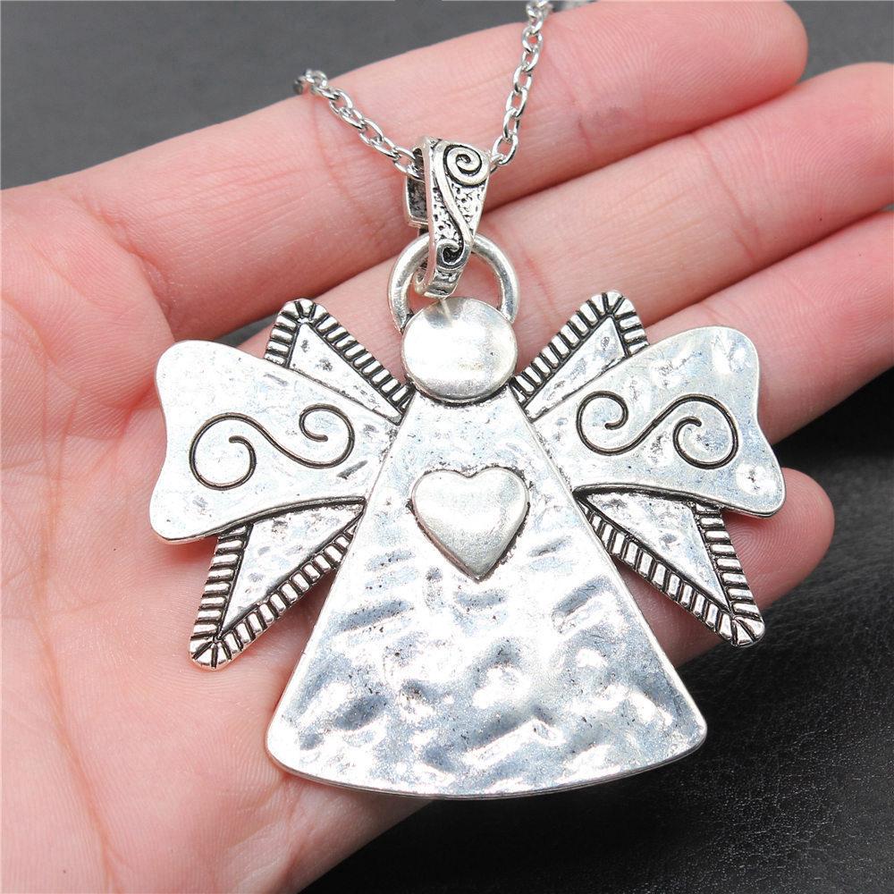 45cm Oder 70cm Lange Kette Halskette Flügel Engel Hochzeitsschmuck Zubehör QN003