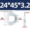 304 Stainless Steel Serrated Single-Sided Anti-Slip Lock Washer, Disc/Saddle Type, Sizes M3-M8