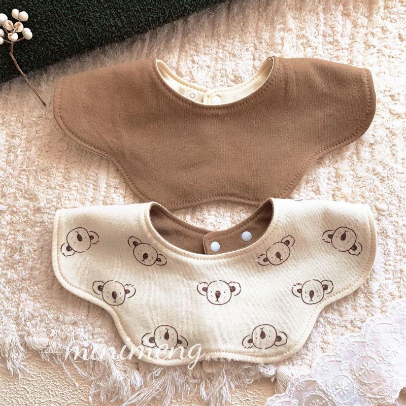 Korean Petal Baby Bib: Reversible, Anti-Vomit, All-Season Neck Scarf