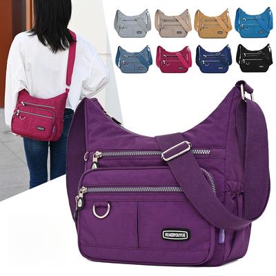 Nová Dámská kabelka Taška přes rameno Dámská lehká CrossBody taška Dámská taška Messenger Nylon Voděodolná dámská kabelka A Main