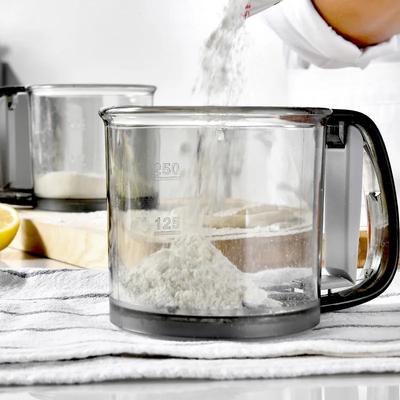 Flour Sieve HandHeld Semi-Automatic Flour Filter Baking Special SieveHousehold Kitchen Ultra-Fine Filter Cup Net