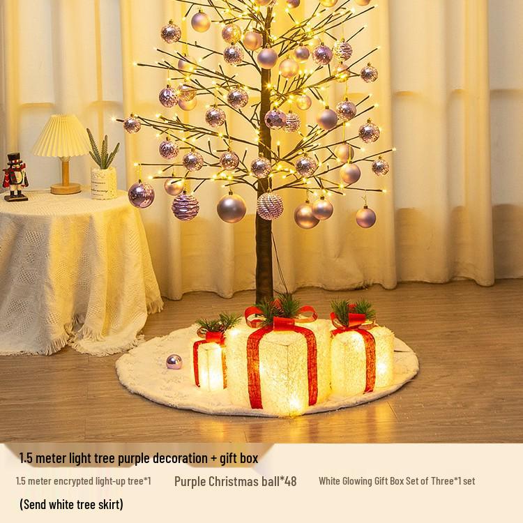 Luminous Christmas Tree Decoration for Mall, Hotel Lobby, or Home