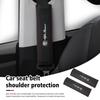 Car Seat Belt Shoulder Protector Strap Pad Interior Accessories For GT Stelvio F1 Brera Volante Tonale Gloria Disco