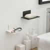 Sponge Holder Wall Mounted Brush Rack Tray Draining Bathroom Kitchen Storage Organizer