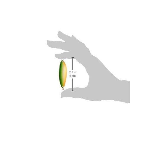 SMITH LTD Heaven Spoon 13g #11 GGO Green Gold Orange - Professional Trout Fishing Lure for Fast Currents