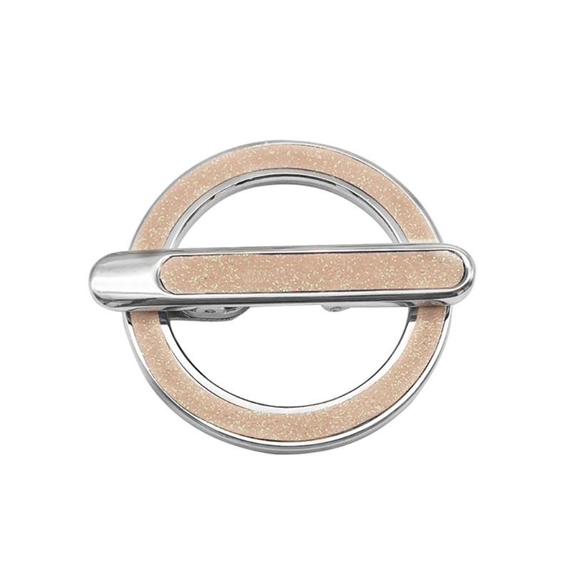 Multiple Angle Adjustable Glittering Brooch Design Phone Grip With Rotatable Magnetic Base Finger Stand Rack For Phone