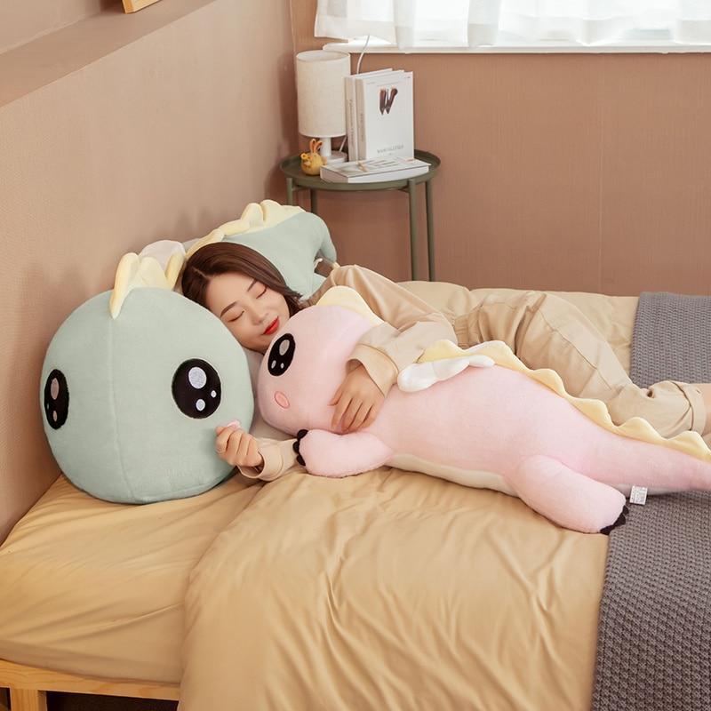 Giant Size Angel Dinosaur Plush Toys Adorable Cartoon Dinosaur with Wings Animal Pillow Stuffed Soft Dolls for Children