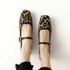 [British century old brand] Retro square toe low heel one-piece Mary Jane fashion shoes, comfortable and versatile women's single shoes