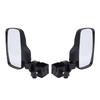 Golf Cart Side Rearview Mirror 360 Degrees  Adjustable Angle Universal Golf Cart Side Mirrors for 1in 1.25in Square Tube