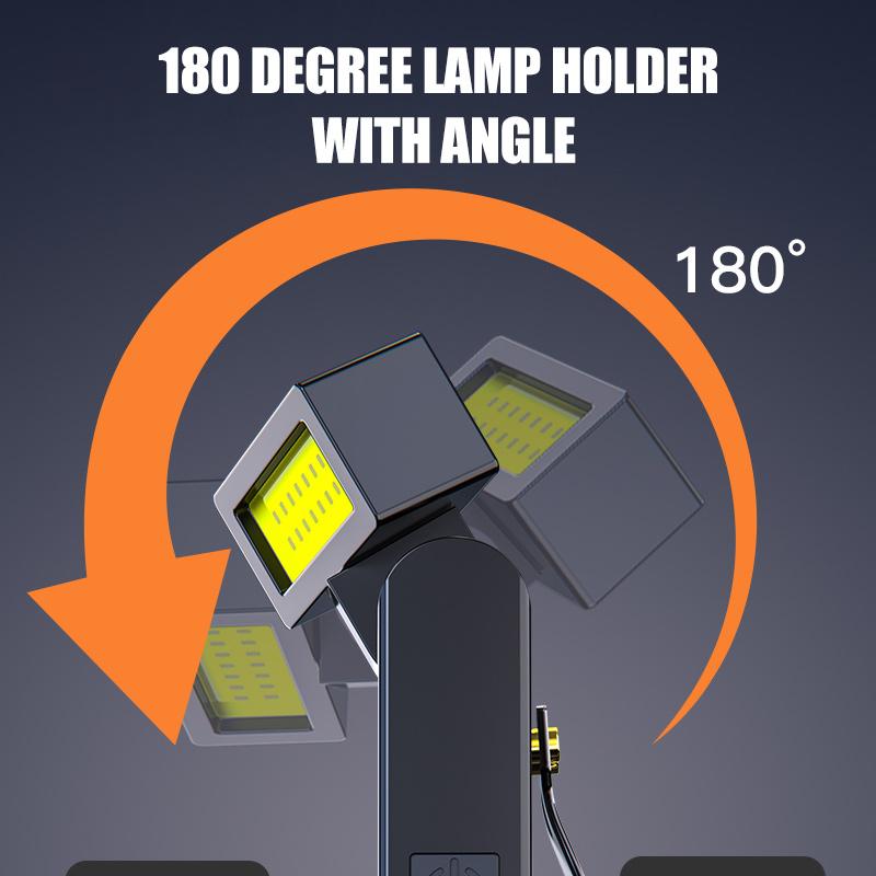 Magnetic Work Light Rechargeable COB Flashlight Suitable for Night Work Emergency Lamp Night Light Small Car Lamp