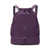 Drawstring Backpack with Dual Zipper Compartment Lightweight Casual Bag Unisex Gym Travel School Backpack
