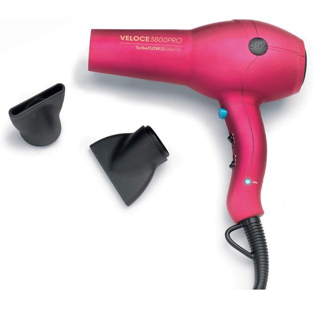 Фен Diva Pro Styling Edit Veloce 3800 Pro pink (EDT106)