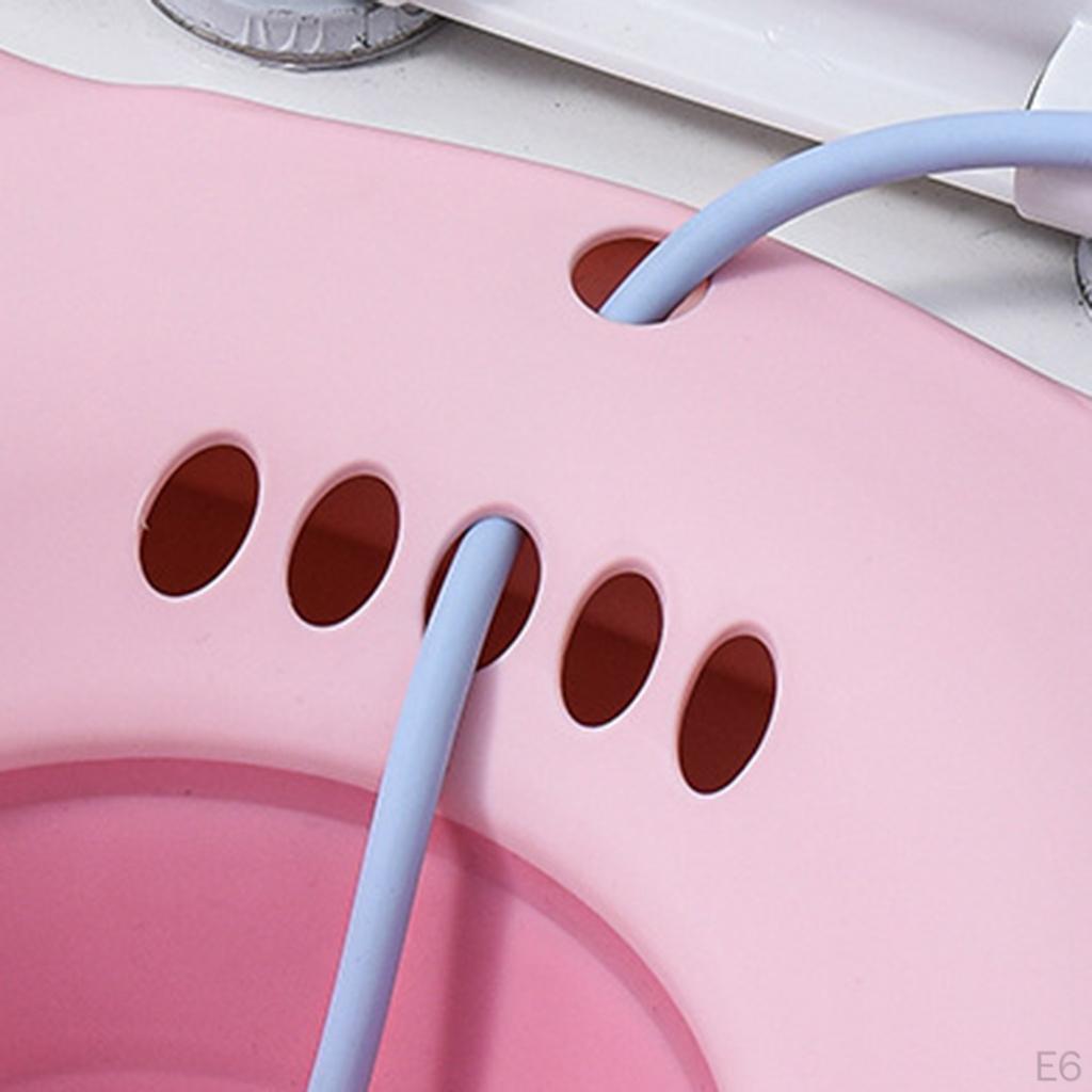 Badewanne für Toilettensitz Einweichen mit Aufhängeloch Hüftbecken Wanne Ältere