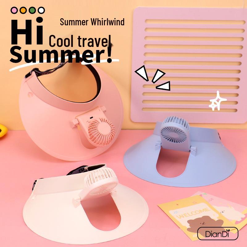 Portable USB Rechargeable Mini Snail Fan for Kids and Students