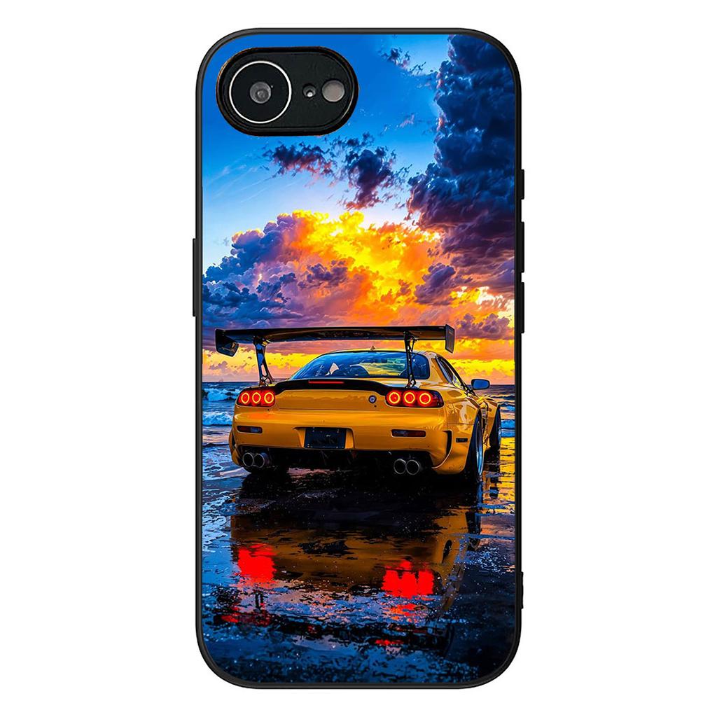 Supercar Comics Super Car Taillights Phone Cover for Xiaomi Redmi Note 12 11 10 A3 Pro 10A 10C 12C Note12 5G Protective Case