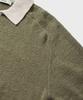 NONBLANK Raglan Half Sleeve Collar Knit_Deep Green