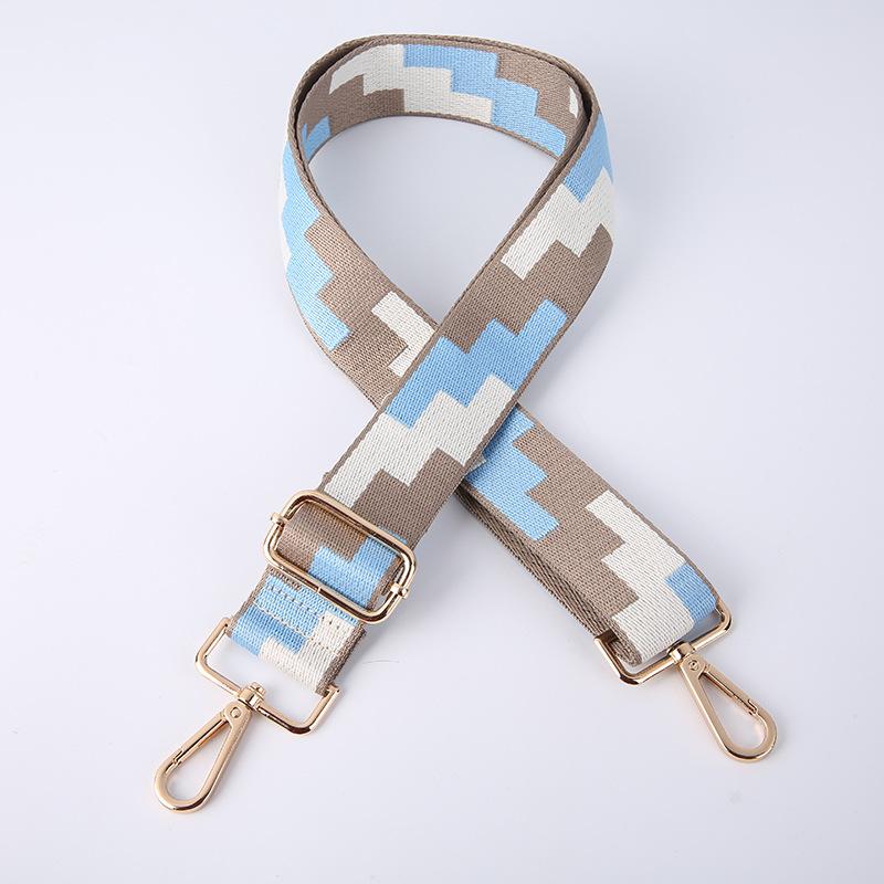 Creative Fashion Square Ethnic Style Adjustable Long Shoulder Strap Crossbody Shoulder Bag Strap Bag Shoulder Strap Accessories