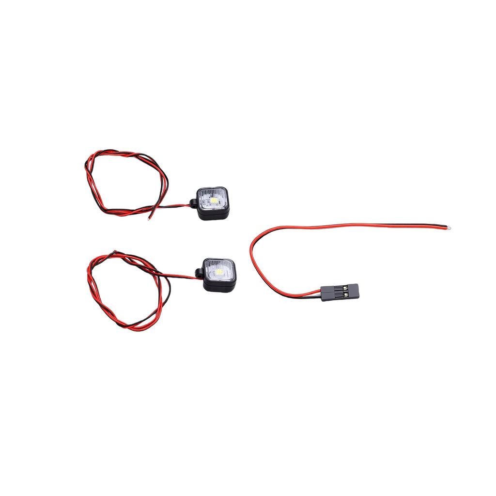 LED Toy Car Lights Remote Control Car Spotlights with Metal Bracket 12mm Diameter RC Car Flashing Light Strips