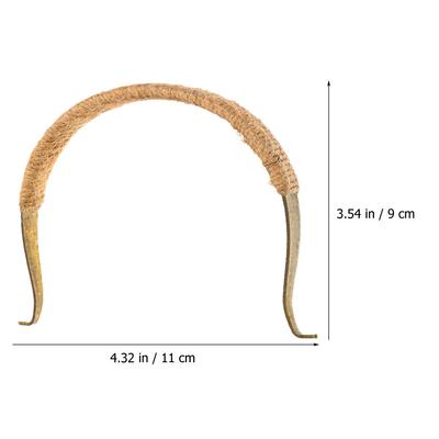 2 Pièces Poignées de Remplacement pour Théière Poignée Métallique pour Théière Pièces de Rechange pour Bouilloire Poignée de Théière Décorative Rétro Longue Durée
