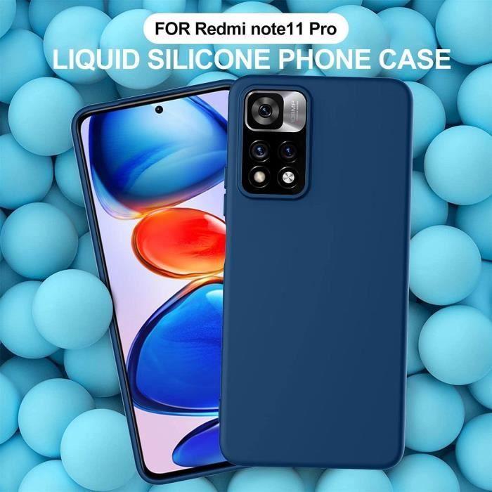 Coque - E.F.CONNECTION - pour Redmi Note 11 Pro - Souple - Ultra résistant - 2 protections d'écran en verre trempé