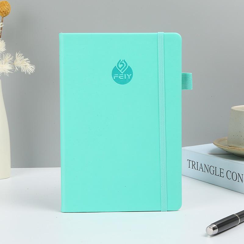 A5 Business Office Diary Notebook with Strap – Thick, Lightweight, and Portable A5 синий