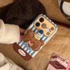 Plush Animal Doll Compatible with 17 Pro Max Phone Case Apple iPhone 16 3D 17 Leather 13 Soft Case 15