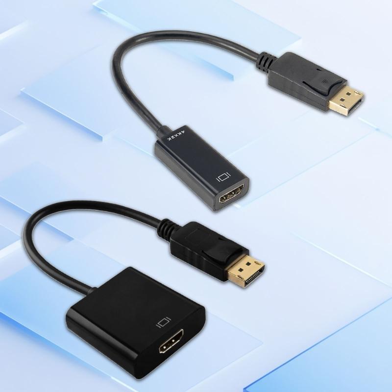 DisplayPort to HDTV Converter Cable Suitable for Plug and Play Video Connectivitys in Home Office Environment