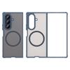 Magnetic Phone Case for Samsung Galaxy Z Fold 7 360 Full Body Protection Transparent PC Magsafe Wireless Charging Cover Fold7