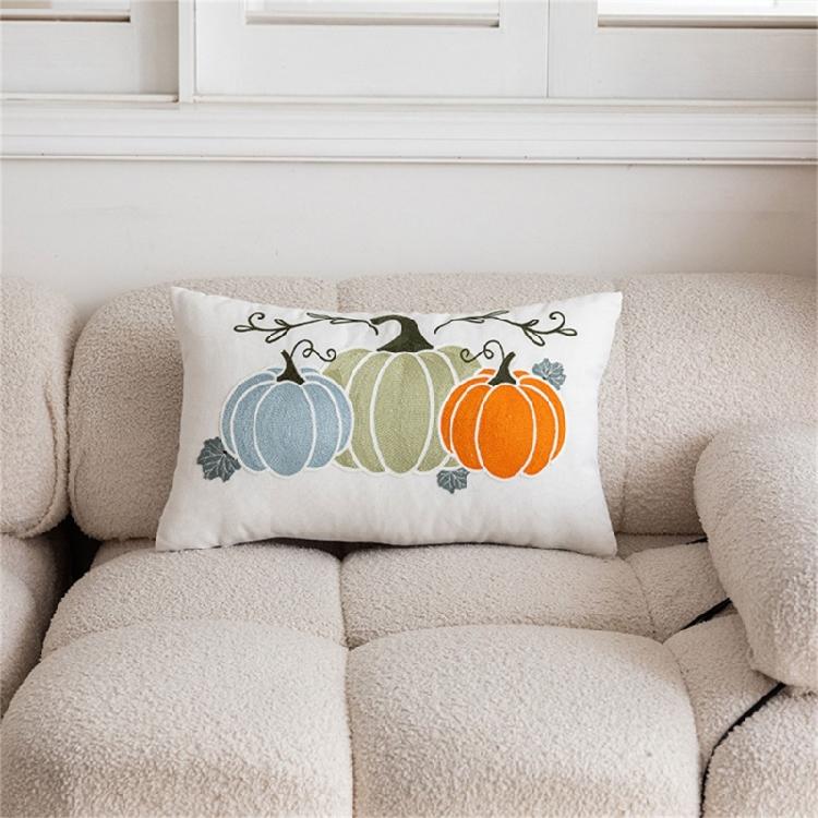 Pumpkin Pillowcase Lovely Clear Embroidered Pumpkin Pillow Case Gift for Home Decoration Enthusiasts