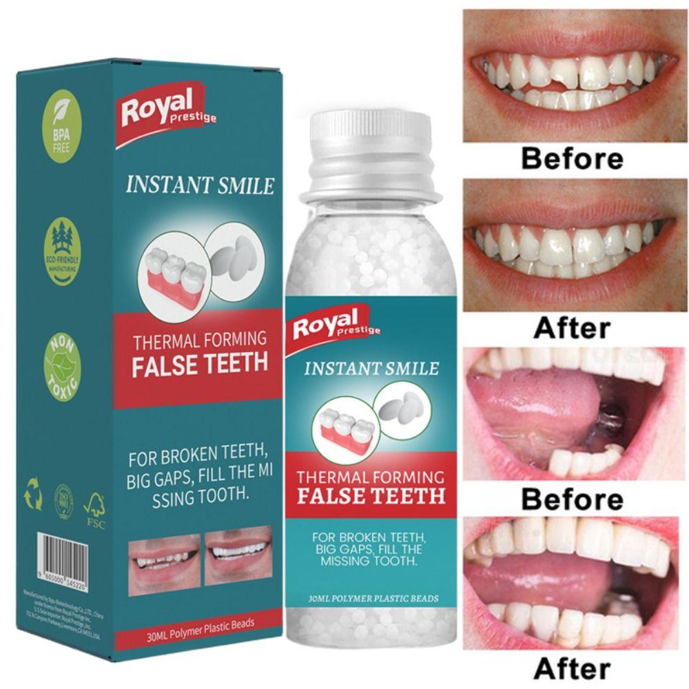 Material Temporary Tooth Repair Kit Filling Teeth Glue Moldable Tooth Broken Teeth Gaps Repair