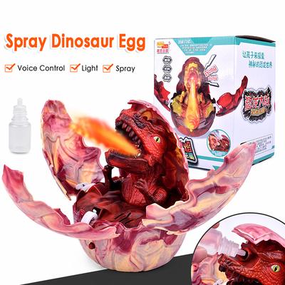 Hatching Spray Dinosaur Egg Voice Control Light Simulation Christmas Kids Toy