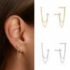 New Ins Style Chain-style Tassel Diamond Earrings Personalized Trendy Earrings for Women