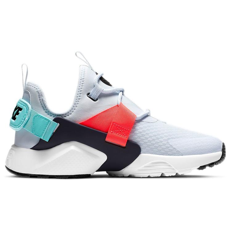 Neuer Nike Air Huarache City Low 'Grau Hellgrün Dunkelrot' Damen AH6804-015