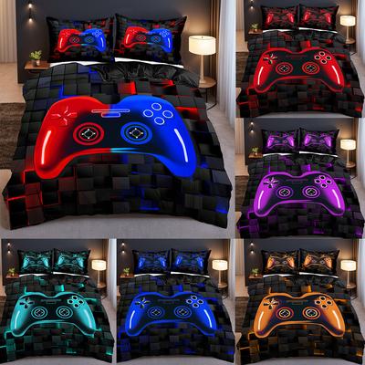 Technologie-Sensitives Gamepad Dreiteiliges Set, Digitaldruck 3D Bettbezug, Kundenspezifisch und Schnelle Lieferung.