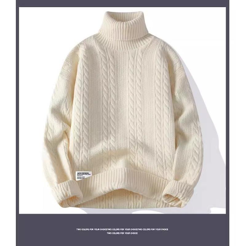 Pull ample pour homme mode classique léger doux automne et hiver sports et loisirs chaud pull tricoté