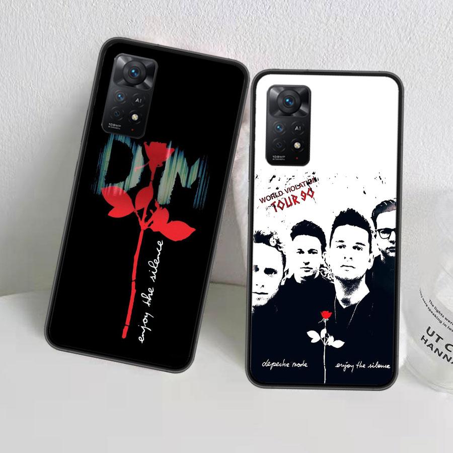 Rock Band Depeches Modes Case Phone For Redmi 13 14C 12 12C Note 14S 14 Pro Plus 10 10A 10C 9 9A 9C 9T 8 8A 7 7A TPU Clear Cover