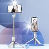 Portable Tripod & Selfie Stick with Universal Phone Holder for Live Streaming and Travel