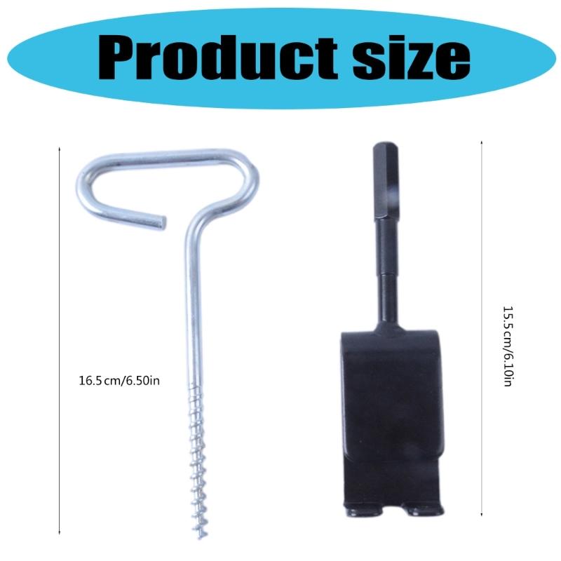 Ice Anchors Drill Adapter Ice Nails Drives Ice Anchors Power Drill Adapter for Easy Installation Of Ice Anchors