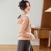 Srcr Women's 100% Wool Hooded Knit Sweater