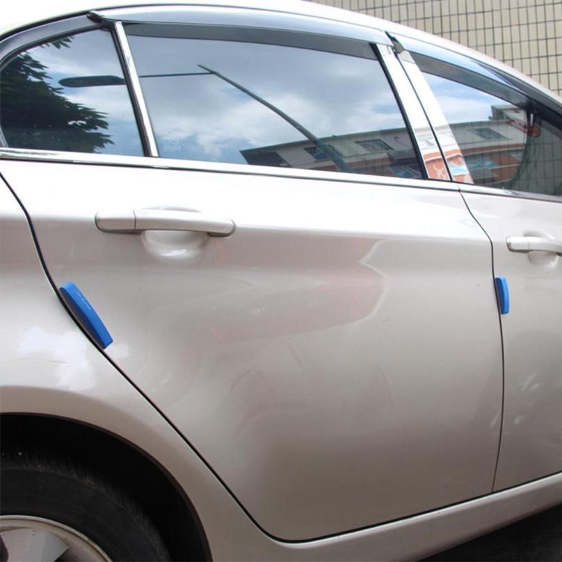 4 Pcs Car Door Protector Guard Strip Scratch Protector Car Rubber Bumper Stickers Auto Door Edge Protection Car Decoration