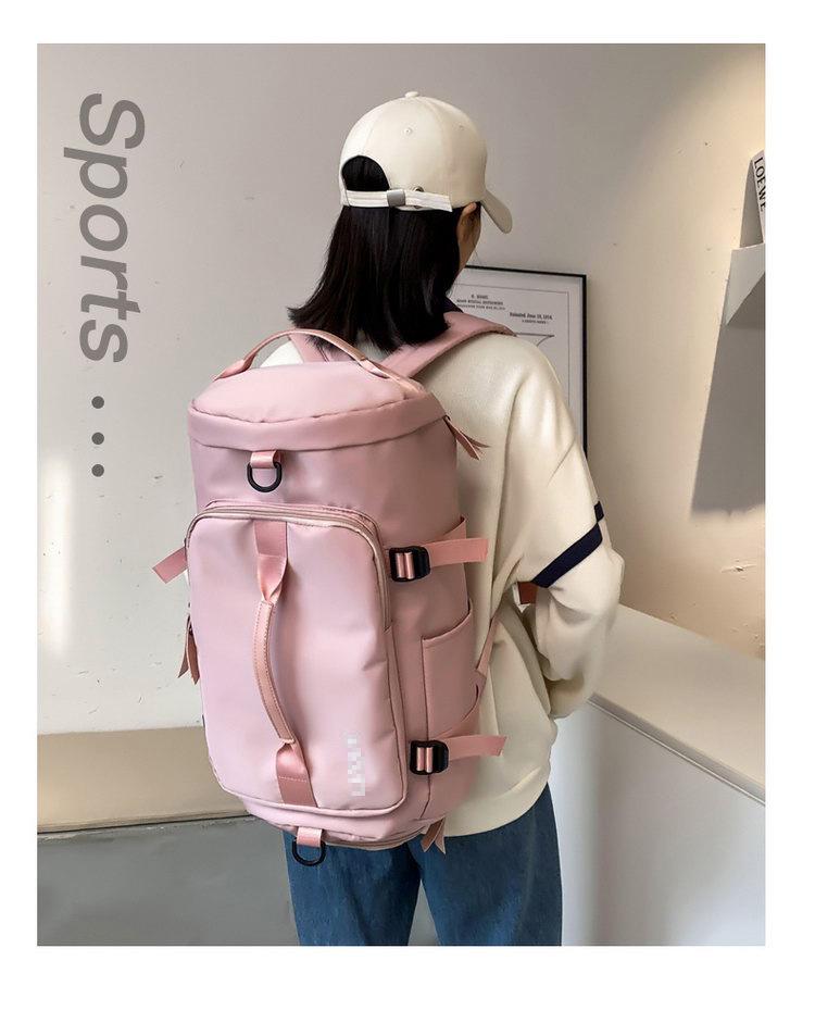 Large Capacity Travel Sports Backpack with Wet/Dry Separation and Shoe Compartment